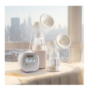 Διπλό Ηλεκτρικό Θήλαστρο με 4 Λειτουργίες και Οθόνη LED VEVOR DDXNQ...