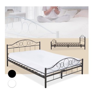 Διπλό Μεταλλικό Κρεβάτι 140 x 200 cm Χρώματος Μαύρο Hoppline HOP100... Διπλό Μεταλλικό Κρεβάτι 140 x 200 cm Χρώματος Μαύρο Hoppline HOP100...