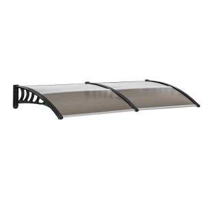 Διπλό Πλαστικό Κιόσκι - Τέντα Πόρτας Εισόδου 200 x 96 x 27 cm Outsu...