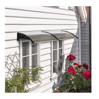 Διπλό Πλαστικό Κιόσκι - Τέντα Πόρτας Εισόδου 200 x 96 x 27 cm Outsu...