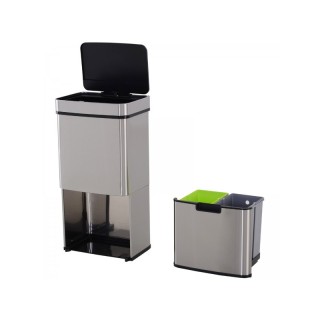 Διπλός Αυτόματος Κάδος Απορριμμάτων 72 Lt με Υπέρυθρο Αισθητήρα και... Διπλός Αυτόματος Κάδος Απορριμμάτων 72 Lt με Υπέρυθρο Αισθητήρα και...