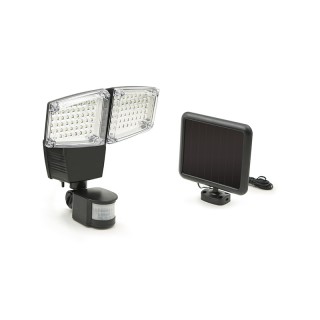 Διπλός Ηλιακός LED Προβολέας 12 W με Ανιχνευτή Κίνησης και Φωτοβολτ...