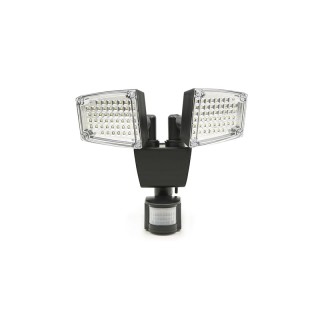 Διπλός Ηλιακός LED Προβολέας 12 W με Ανιχνευτή Κίνησης και Φωτοβολτ...