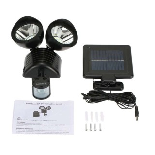 Διπλός Ηλιακός LED Προβολέας 3.7 V με Ανιχνευτή Κίνησης και Φωτοβολ... Διπλός Ηλιακός LED Προβολέας 3.7 V με Ανιχνευτή Κίνησης και Φωτοβολ...