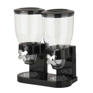 Διπλός Χειροκίνητος Διανεμητής Δημητριακών 2 x 8 Lt Χρώματος Μαύρο ... Διπλός Χειροκίνητος Διανεμητής Δημητριακών 2 x 8 Lt Χρώματος Μαύρο ...