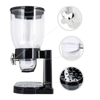 Διπλός Χειροκίνητος Διανεμητής Δημητριακών 2 x 8 Lt Χρώματος Μαύρο ...