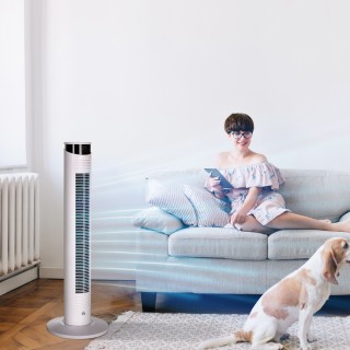 Ανεμιστήρας Tower 45W με 4 λειτουργίες και 3 ταχύτητες με χρονοδιακ...