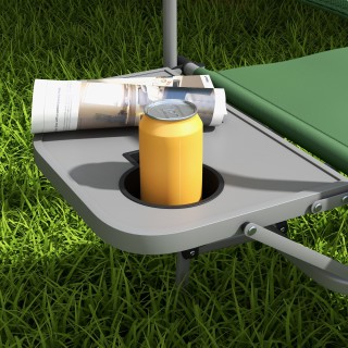 Outsunny Πτυσσόμενη Καρέκλα Κάμπινγκ με Βοηθητικό Τραπέζι, από μέτα... Outsunny Πτυσσόμενη Καρέκλα Κάμπινγκ με Βοηθητικό Τραπέζι, από μέτα...