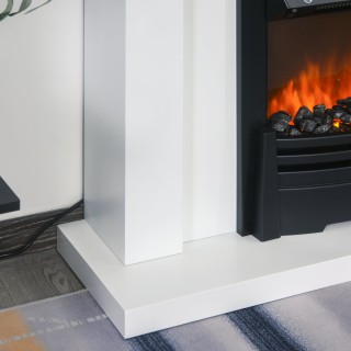 Homcom Electric Fireplace 1000 / 2000W Flame Effect με LED 5 Επιπέδ... Homcom Electric Fireplace 1000 / 2000W Flame Effect με LED 5 Επιπέδ...