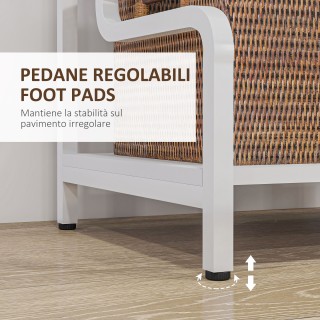 Βάση βιομηχανικής εκτύπωσης HOMCOM 3 επιπέδων, σε μέταλλο και μοριο...