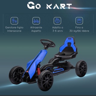 HOMCOM Pedal Go Kart για παιδιά 3-8 ετών με ρυθμιζόμενο κάθισμα και...