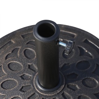 Outsunny Βάση ομπρέλας από ρητίνη 12kg Φ48,5x34cm για κοντάρια 38-4...