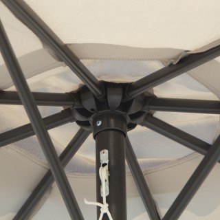 Ομπρέλα Κήπου με 8 Ακτίνες 2.95 m Χρώματος Γκρι Outsunny 840-070GY