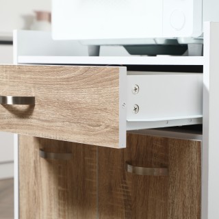 Καρότσι κουζίνας HOMCOM για φούρνο μικροκυμάτων με συρτάρι, ντουλάπ... Καρότσι κουζίνας HOMCOM για φούρνο μικροκυμάτων με συρτάρι, ντουλάπ...