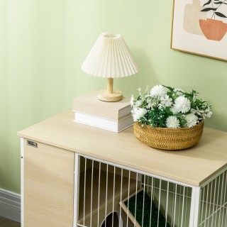 Κλουβί κουνελιών PawHut με δοχείο νερού και αφαιρούμενο δίσκο, μορι... Κλουβί κουνελιών PawHut με δοχείο νερού και αφαιρούμενο δίσκο, μορι...