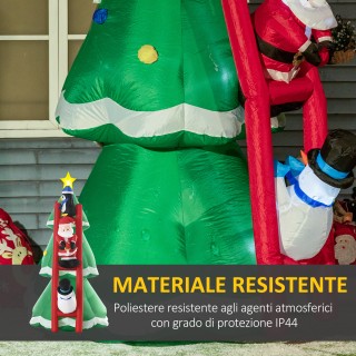 Φουσκωτό Χριστουγεννιάτικο Δέντρο Outsunny με Άγιο Βασίλη και φωτάκ... Φουσκωτό Χριστουγεννιάτικο Δέντρο Outsunny με Άγιο Βασίλη και φωτάκ...