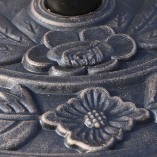 Outsunny Ρυθμιζόμενη βάση ομπρέλας από ρητίνη με πόμολο 9 kg 50x31x...