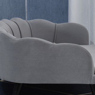 Καναπές για Κατοικίδια 98.5 x 60.5 x 35.5 cm Χρώματος Γκρι PawHut D...