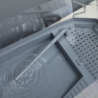 PawHut Multifunction Turtle Bath with Sole and Water Pump, 62x31x21... PawHut Multifunction Turtle Bath with Sole and Water Pump, 62x31x21...