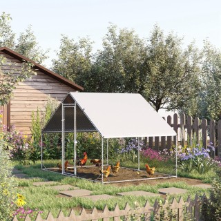 PawHut Garden κοτέτσι με γαλβανισμένο πλαίσιο, αδιάβροχο κάλυμμα κα... PawHut Garden κοτέτσι με γαλβανισμένο πλαίσιο, αδιάβροχο κάλυμμα κα...