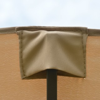 Outsunny Διπλή Ομπρέλα Κήπου 460x270cm Άνοιγμα μανιβέλας, Σταυρωτή ...