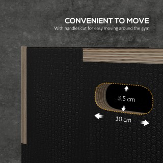 SPORTNOW Plyometric Jump Box σε 3 ύψη σε αντιολισθητικό ξύλο, 61-51... SPORTNOW Plyometric Jump Box σε 3 ύψη σε αντιολισθητικό ξύλο, 61-51...