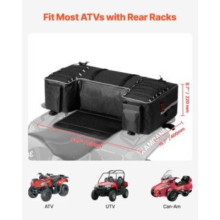 VEVOR 60L ATV Αποθηκευτική Τσάντα 600D Oxford με Αδιάβροχο Κάλυμμα ... VEVOR 60L ATV Αποθηκευτική Τσάντα 600D Oxford με Αδιάβροχο Κάλυμμα ...