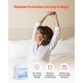 VEVOR Ενηλίκων Πάνες με Αυτοκόλλητες Ταινίες Ακράτειας για Άνδρες κ...