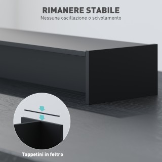 HOMCOM Βάση για Οθόνη με 2 Θήκες Αποθήκευσης από Ξύλο, 100x27x15 ε... HOMCOM Βάση για Οθόνη με 2 Θήκες Αποθήκευσης από Ξύλο, 100x27x15 ε...