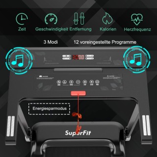 Costway Πτυσσόμενος Διάδρομος Γυμναστικής με Bluetooth και LED Οθό... Costway Πτυσσόμενος Διάδρομος Γυμναστικής με Bluetooth και LED Οθό...