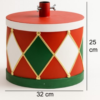 BAKAJI Βάση Χριστουγεννιάτικου Δέντρου Τύμπανο 32x25cm Διακόσμηση Κ... BAKAJI Βάση Χριστουγεννιάτικου Δέντρου Τύμπανο 32x25cm Διακόσμηση Κ...