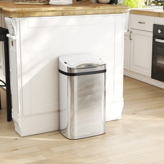 HOMCOM Κάδος Απορριμμάτων 30L με Αισθητήρα για Αυτόματο Άνοιγμα και... HOMCOM Κάδος Απορριμμάτων 30L με Αισθητήρα για Αυτόματο Άνοιγμα και...