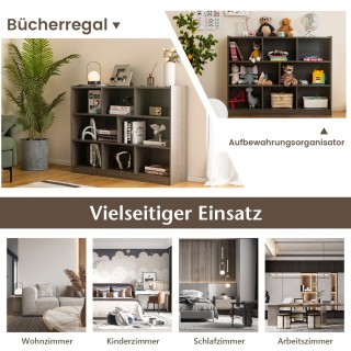 Costway Μοντέρνα Βιβλιοθήκη με 8 Κυψέλες Αποθήκευσης και Ανθεκτική... Costway Μοντέρνα Βιβλιοθήκη με 8 Κυψέλες Αποθήκευσης και Ανθεκτική...