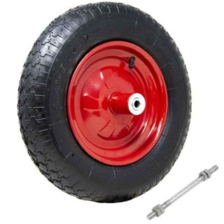 BAKAJI Ρόδα Πνευματική για Καρότσι 35 εκ Λάστιχο 3.50-8 + Συμπεριλα... BAKAJI Ρόδα Πνευματική για Καρότσι 35 εκ Λάστιχο 3.50-8 + Συμπεριλα...