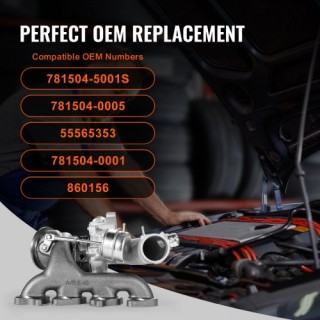 VEVOR  Σετ Τουρμπίνας για Κινητήρες Chevy Cruze 2011-2019 1.4T WLZY...