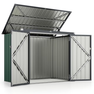 Costway Πράσινο Σπίτι Ανακύκλωσης: Μεταλλική Διπλή Κατασκευή για Κ... Costway Πράσινο Σπίτι Ανακύκλωσης: Μεταλλική Διπλή Κατασκευή για Κ...