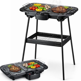 BAKAJI Ηλεκτρική Ψησταριά 2σε1: Επιτραπέζια και Εδάφους με Υποστήρι... BAKAJI Ηλεκτρική Ψησταριά 2σε1: Επιτραπέζια και Εδάφους με Υποστήρι...