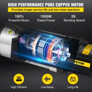 VEVOR Ηλεκτρική Υδραυλική Μηχανή Κάμψης Οπλισμού 1500W έως 25mm ST... VEVOR Ηλεκτρική Υδραυλική Μηχανή Κάμψης Οπλισμού 1500W έως 25mm ST...