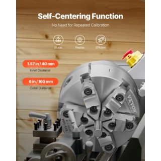 VEVOR 6-Σιαγόνων Αυτοκεντρώμενος Τόρνος K11 160A D1-4 JGKPDBB6GKZ6A...