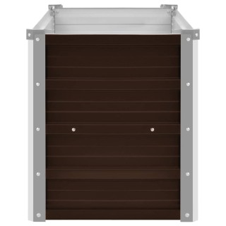 vidaXL Μεταλλικό Υψωμένο Παρτέρι Κήπου για Μπαλκόνι & Βεράντα 45720