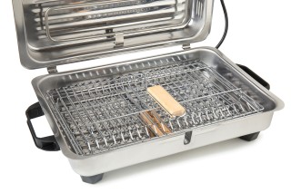 Επιτραπέζια Ηλεκτρική Ψησταριά Σχάρας 800W με Καπάκι ROLLER 20105 Επιτραπέζια Ηλεκτρική Ψησταριά Σχάρας 800W με Καπάκι ROLLER 20105