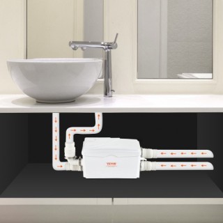 Αντλία Μακερατέρ VEVOR 350W για Υπόγειο και Κουζίνα  HSBXWG350W7MSJ...