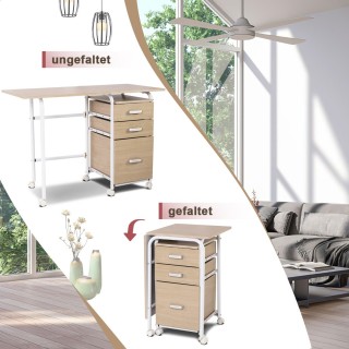 Costway Πτυσσόμενο Γραφείο Υπολογιστή με Σταθερή Μεταλλική Κατασκευ... Costway Πτυσσόμενο Γραφείο Υπολογιστή με Σταθερή Μεταλλική Κατασκευ...