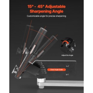 VEVOR Ρυθμιζόμενος Ακονιστής και Ισορροπιστής Λεπίδων Χλοοκοπτικού ...