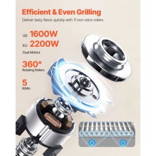 VEVOR Ηλεκτρική Συσκευή Ψησίματος Hot Dog 2200W SYGDSRGJ11GF8O3OPV2 VEVOR Ηλεκτρική Συσκευή Ψησίματος Hot Dog 2200W SYGDSRGJ11GF8O3OPV2