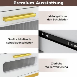 Costway Κονσόλα Εισόδου με Φωτισμό LED και Σταθμό Φόρτισης, Λευκή, ... Costway Κονσόλα Εισόδου με Φωτισμό LED και Σταθμό Φόρτισης, Λευκή, ...