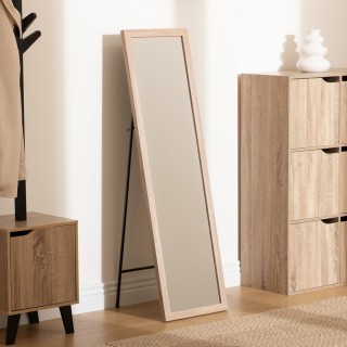 5FIVE Simply smart Καθρέφτης Δαπέδου Πλήρους Υψούς  125 cm Φυσικό Ξ...