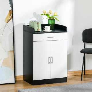 HOMCOM Ντουλάπι με Συρτάρι και Ρυθμιζόμενο Ράφι για Κουζίνα, Σαλόνι...