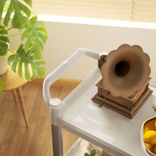 HOMCOM Καρότσι Σερβιρίσματος 3 Επιπέδων από PP και Κράμα Αλουμινίου... HOMCOM Καρότσι Σερβιρίσματος 3 Επιπέδων από PP και Κράμα Αλουμινίου...