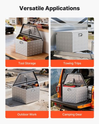 VEVOR Κουτί Αποθήκευσης Αλουμινίου 737x410x457mm με Κλειδαριά για Ρ... VEVOR Κουτί Αποθήκευσης Αλουμινίου 737x410x457mm με Κλειδαριά για Ρ...